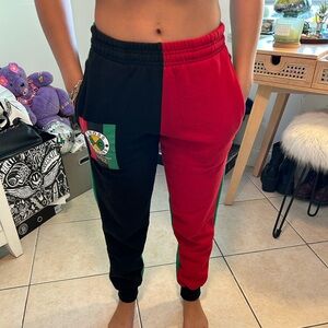 Zumiez Rasta colors sweatpants